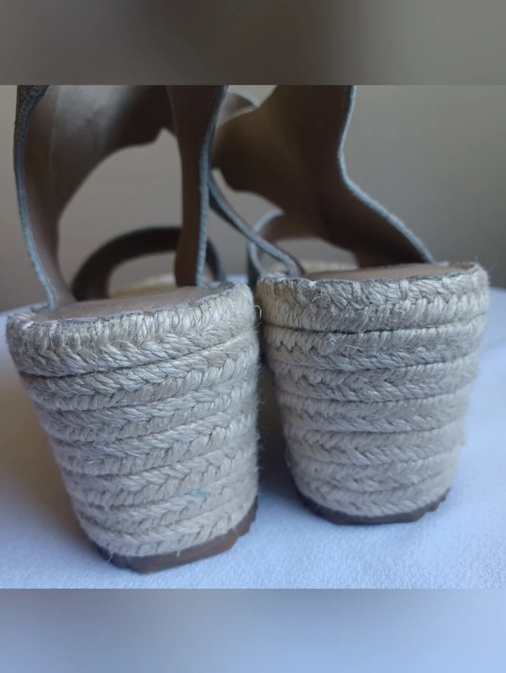 EILEEN FISHER weslia Espadrille Wedge Sandal In Platinum 9.5